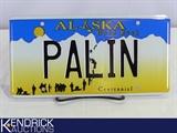 Authentic RARE Alaska Sarah Palin License Plate
