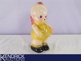Large Vintage Ceramic&nbsp;Kewpie&nbsp;Figurine Bank
