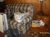 loveseat and endtable