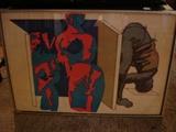 Numbered and signed serigraph by William Kohn