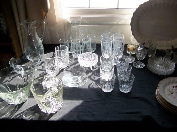 Crystal Stemware-vases, etc