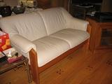 Teak love seat