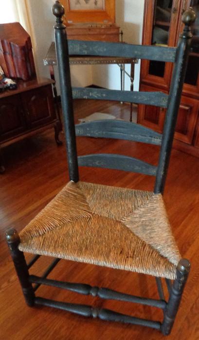 original late 1700's rustic chair