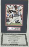 Autographed Hank Aaron Photo/Print w/ COA