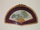 VERY OLD FRAMED JAPANESE FAN
