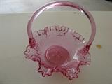 NICE FENTON ROSE BASKET