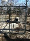 Enclosed wire dog pen 14X6X6