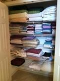 Closets of CLEAN blankets, pillows, comforters, & sheets