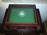 Display chest for collectable quarters