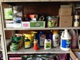 Light bulbs, garden chemicals and hoses