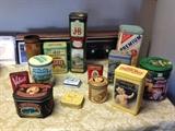 Collectable tins some new and some original.  Great selection