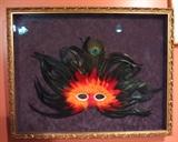 Large framed Mardi Gras masks
