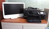 HAIER Flat Panel Computer Screen & HP OfficeJet 6600 Wireless All-In-One Printer
