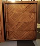 Retro '80s chest of drawers (set of 2) wooden