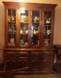 American Drew Wooden China Cabinet.