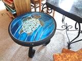 Side table - Sea Turtle - Glass
