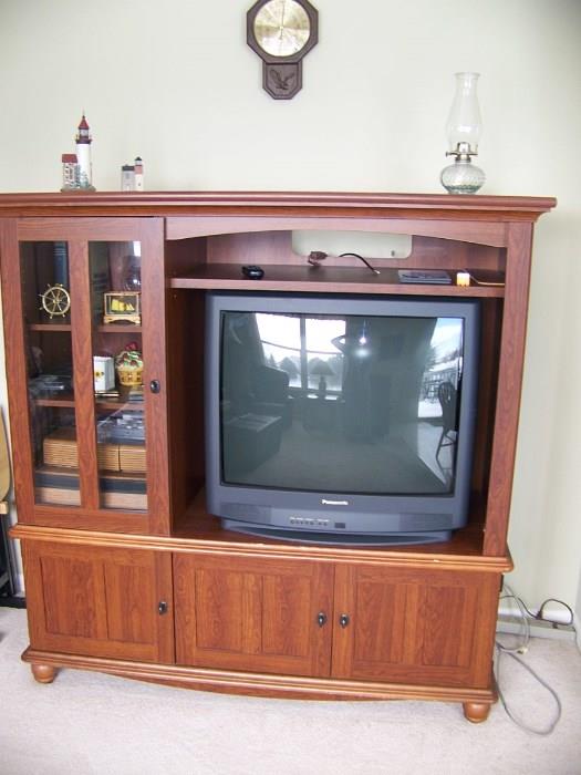 Glass Door Entertainment Center