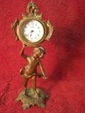 New Haven Clock Company Brass Clock