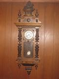 German Large Wall Clock Ca late 1800's with mid 1800's movement