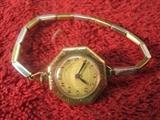 1920's Swiss Art Deco Watch 14k gold case working