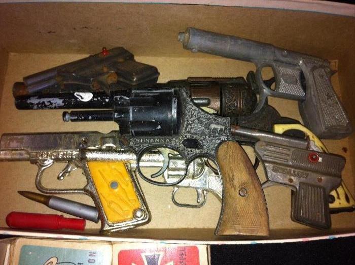 Vintage toy guns.