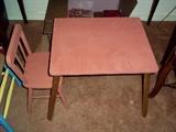 Child's Table and chair
