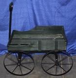 Green Painted Studio Posing Wagon