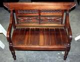 Small Wooden Posing Bench