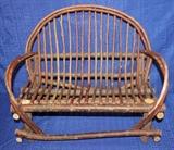 Child`s Size Posing Wood Bench