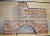 Studio Posing Brick Wall Arch and Wall Section Props