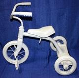 White Painted Posing Tricycle