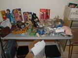 Vintage toys, figurines mostly new.