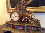 Antique mantle clock