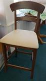 Pair of bar height chairs