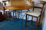 Bar height chairs and table (they do not match)