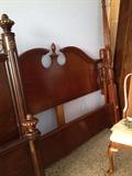 King four poster bed with removable posts and side rails