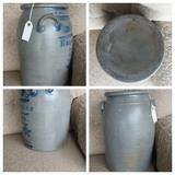 Hamilton and Jones 3 gallon crock stoneware. Starting at $1,000, will be sold for best offer.