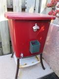 Coca Cola cooler/table