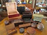 Music boxes, vanity boxes, trinket boxes from all over the world