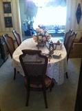 Empress by Thomasville cane dining set 