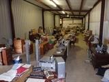 10,000 s.f. warehouse is full of stuff.  Bring a helper to assist with gathering your items.  