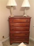SOLID KNOTTY CHERRY BEDROOM SUITE BY DAVIS CABINET COMPANY 