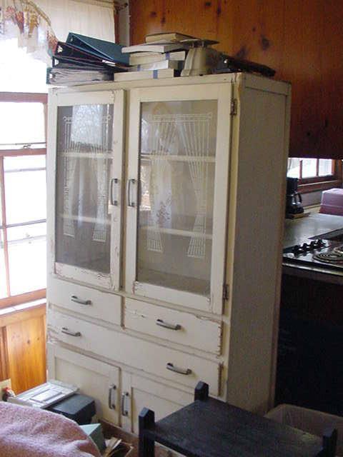 Another old kitchen cabinet, and there are several available
