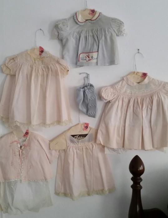 Vintage Baby clothes and shoes