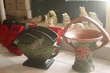 Roseville pottery pieces - excellent condition!