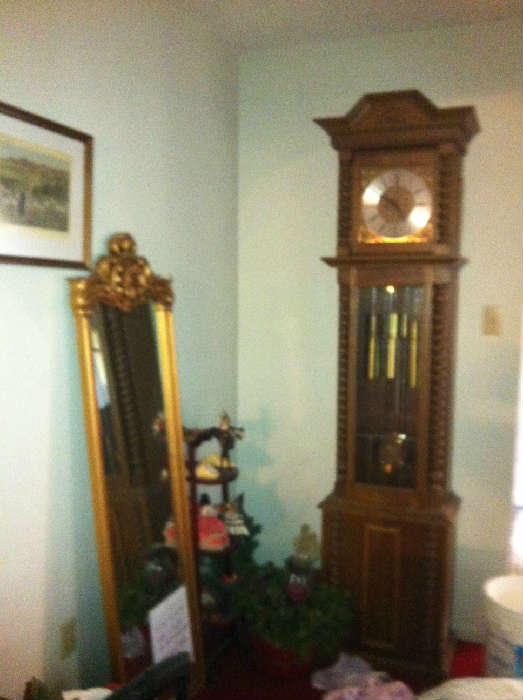 Barley Twist Grandfather Clock
