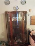 Bow Front China Cabinet