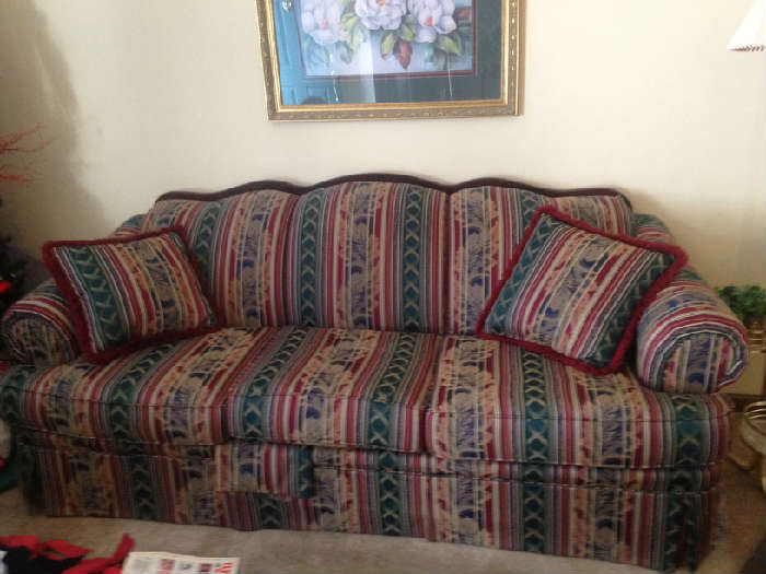 couch and matching loveseat