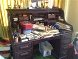 one of two roll top desks