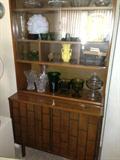 ONE OF TWO MID CENTURY CHINA CABINETS